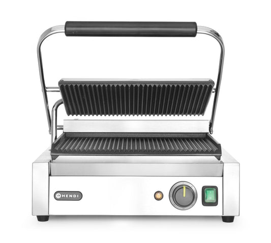 HENDI Kontaktgrill Panini, Räfflad, 230V/2200W
