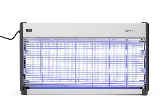 Högspännings insektsdödare, HENDI, Täckning: 150 m², 230V/45W, 655x90x(H)360mm