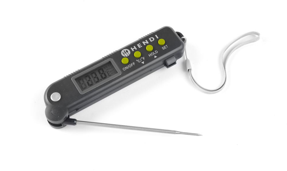 Hendi Termometer med vikbar prob, 160x40x(H)25mm