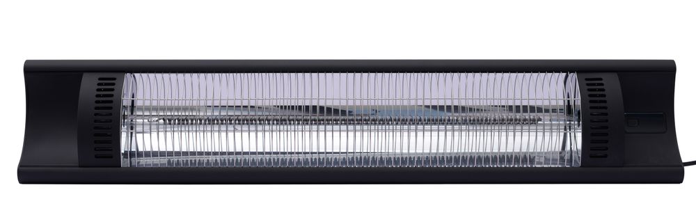 Bola infraröd värmestrålare för uteplats, HENDI, svart, 230V/2500W, 912x185x(H)174mm