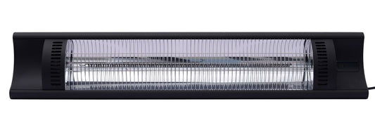 Bola infraröd värmestrålare för uteplats, HENDI, svart, 230V/2500W, 912x185x(H)174mm