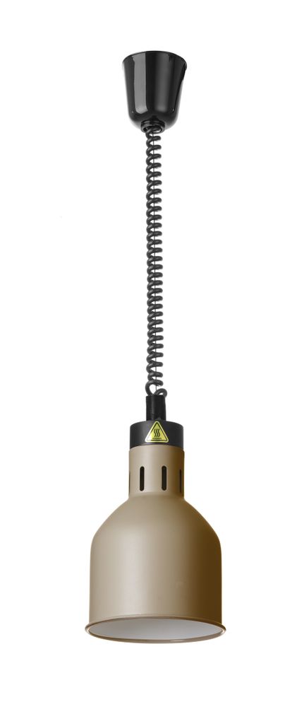 HENDI Beige cylindrisk värmelampa med stigande och sänkbar effekt, 230V/250W