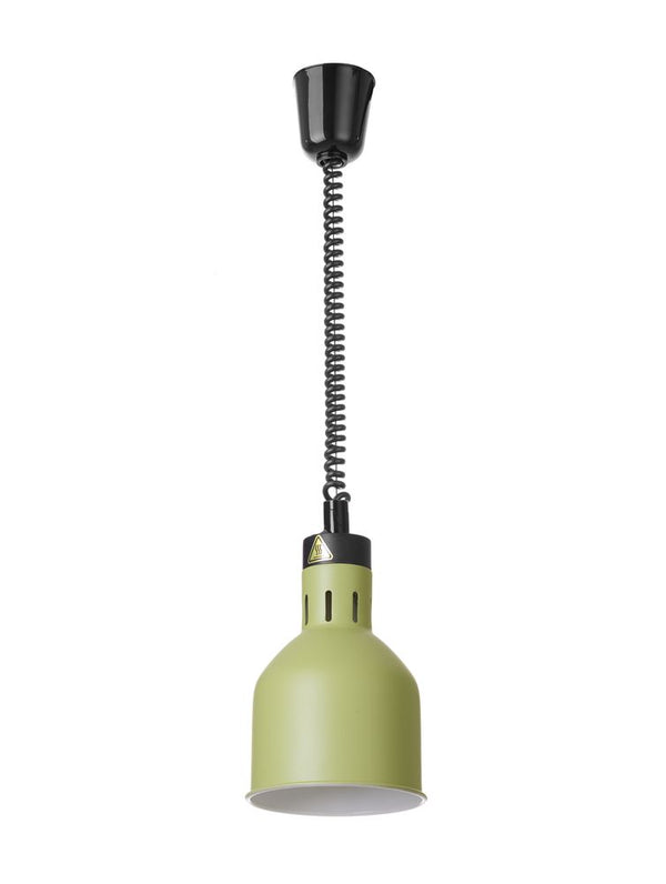 Hendi Grön cylindrisk värmelampa med stigande och sänkbar effekt, 230V/250W