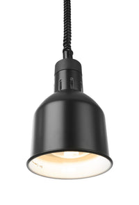 Hendi Vit cylindrisk värmelampa med stigande och sänkbar effekt, 230V/250W