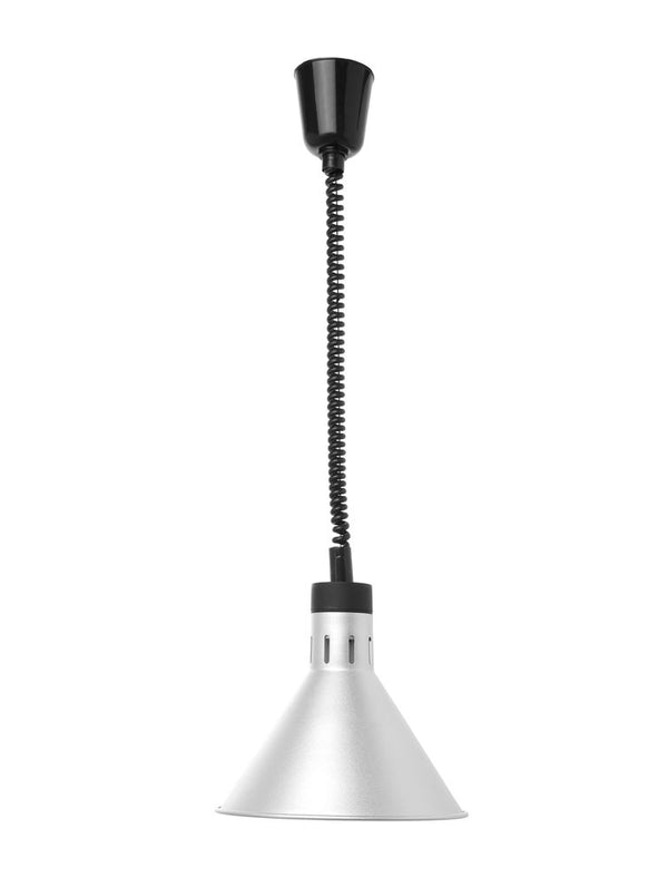 Hendi Silver konisk värmelampa med stigande och sänkbar effekt, 230V/250W