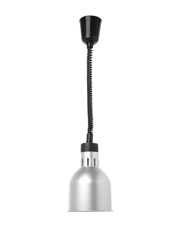 Hendi Silver cylindrisk värmelampa med stigande och sänkbar effekt, 230V/250W