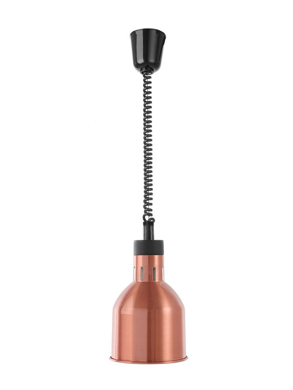 Hendi Koppar cylindrisk värmelampa med stigande och sänkbar effekt, 230V/250W