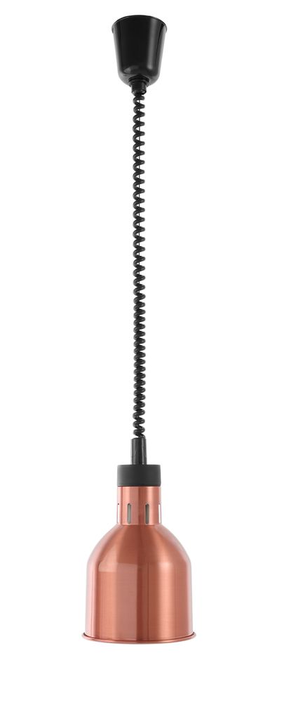 HENDI Koppar cylindrisk värmelampa med stigande och sänkbar effekt, 230V/250W