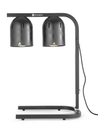 Hendi 2-lamps infraröd matvärmarbrygga, silver, 230V/250W