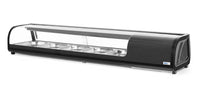 Arktic Sushidisplay, Inkluderade behållare: 6x GN 1/3 (H) 40mm., GN 1/3, Svart, 220-240V/190W, 1529x426x(H)296mm