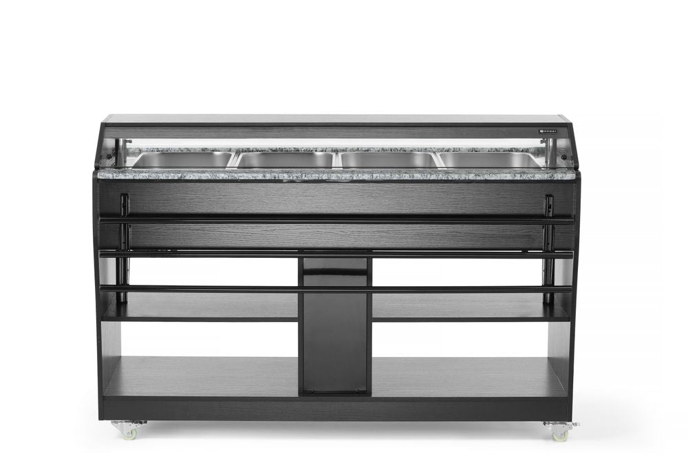 Uppvärmd buffé, HENDI, GN 1/1, 1490x765x(H)1370mm