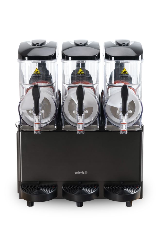 Slush machine 3x12 L, Arktic, 36L, Black, 220-240V/1080W, 610x490x(H)775mm