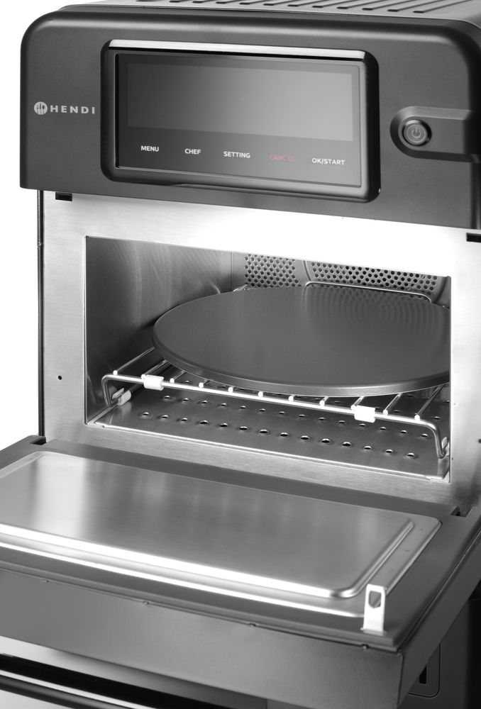 Hendi Snabbugn CombiTurbo, 18L, Svart, 230V/3000W