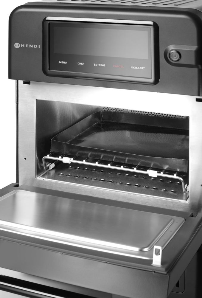 Hendi Snabbugn CombiTurbo, 18L, Svart, 230V/3000W