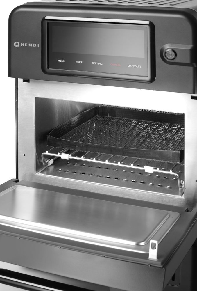 Hendi Snabbugn CombiTurbo, 18L, Svart, 230V/3000W