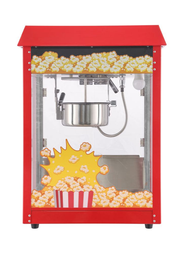 Hendi Popcornmaskin, Röd, 230V/1500W, 574x420x(H)778mm