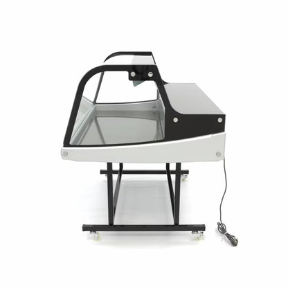 MAXIMA Displaykyl med stativ 125cm - 255L
