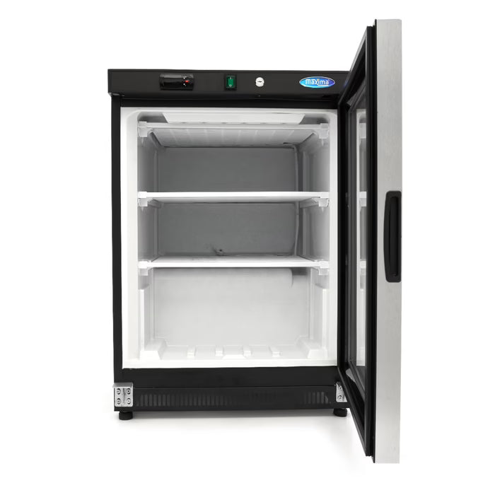MAXIMA Displayfrys 200L - Svart
