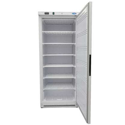 MAXIMA Frys 600L - 6 fasta hyllor - Vit