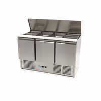 MAXIMA Saladette med 3 dörrar 137cm - 257L