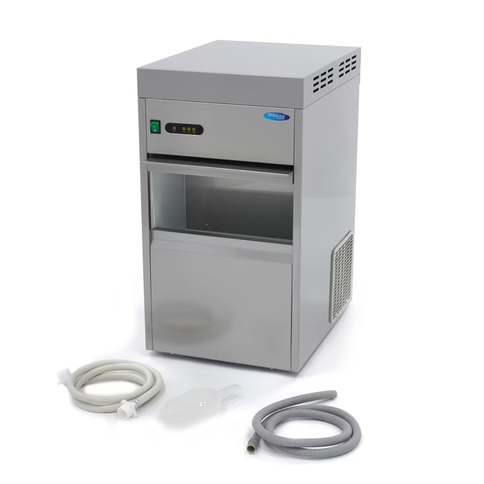 MAXIMA Ismaskin 50kg/dag - Vattenkyld - Krossad is
