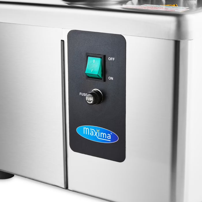 MAXIMA Glaspolerare 8 borstar - 600glas/h