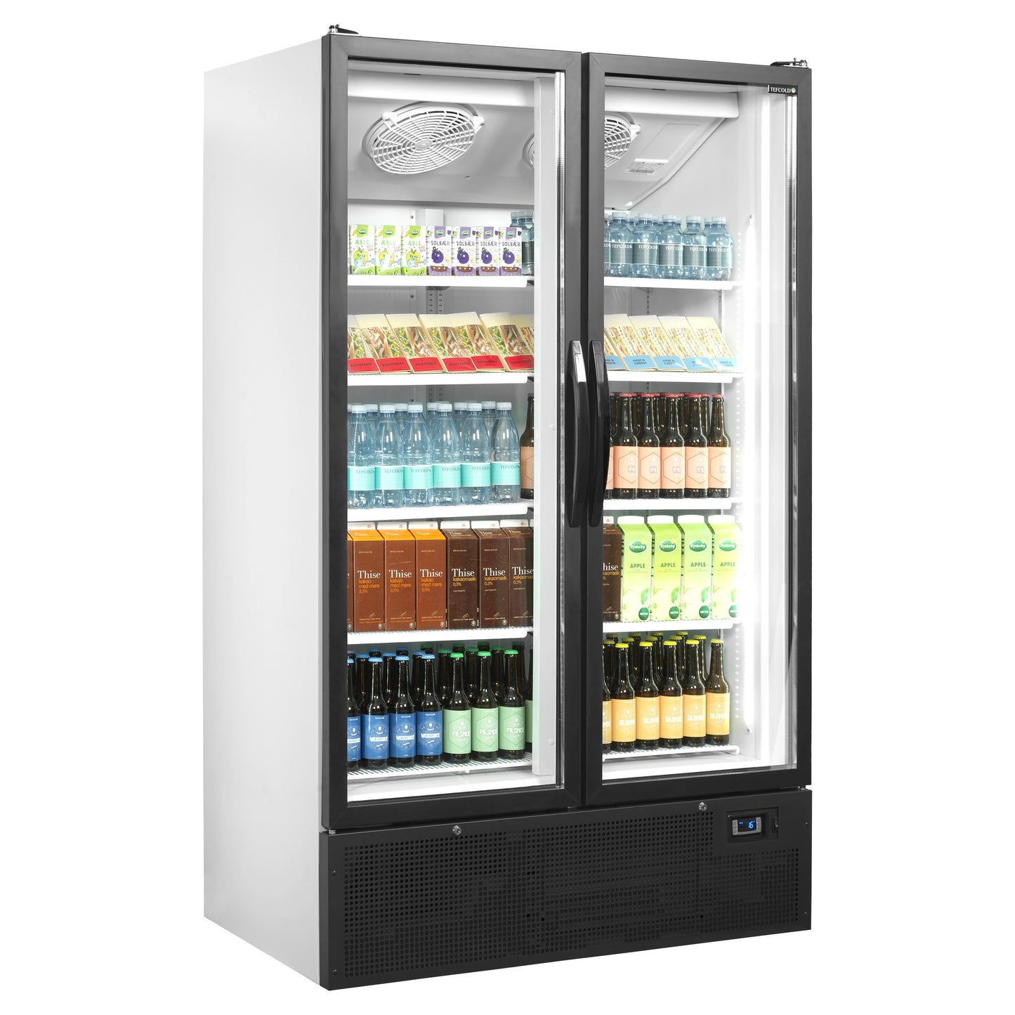 FS1202H - Displaykyl - Displaykyl med 2 dörrar på gångjärn