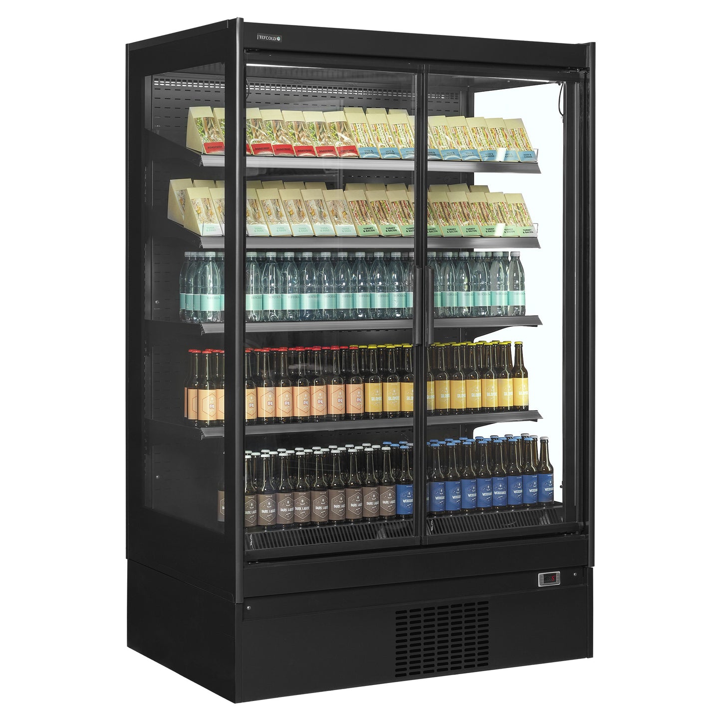 EXTRA1250CD - Multideck-kyl för stormarknader - Multideck-kyl med dörrar helt i glas och flerkopplingsalternativ