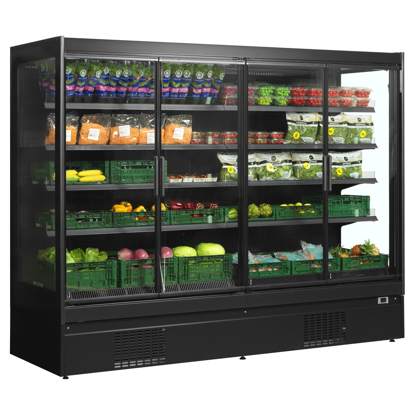 EXTRA2500CD - Multideck-kyl för stormarknader - Multideck-kyl med dörrar helt i glas och flerkopplingsalternativ