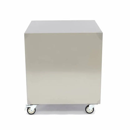 MAXIMA Mobilt bord i rostfritt stål - 60 x 60 cm