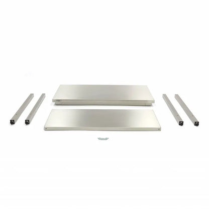 MAXIMA Bord i rostfritt stål - 80 x 70 cm