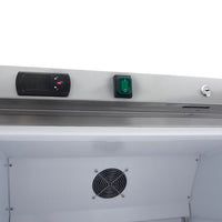 MAXIMA Kylskåp 600L - 4 justerbara hyllor - Rostfritt stål