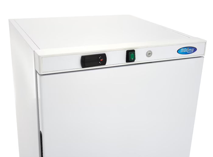 MAXIMA Frys 200L - 2 fasta hyllor - Vit