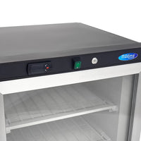 MAXIMA Displayfrys 200L - Svart