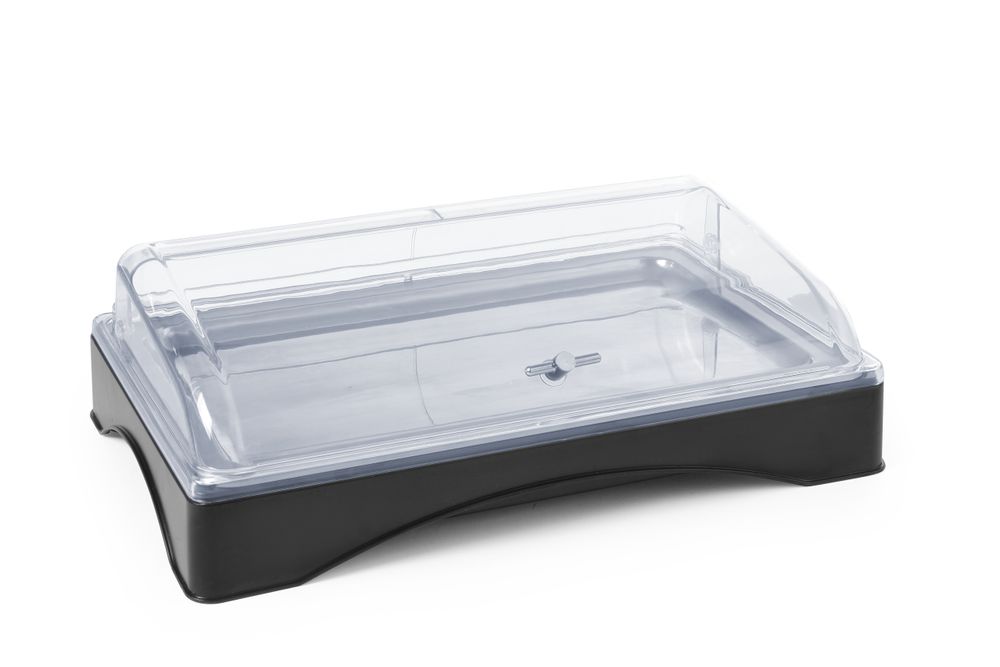 Kyld display med lock - Gastronorm 1/1, HENDI, set, 555x357x(H)175mm