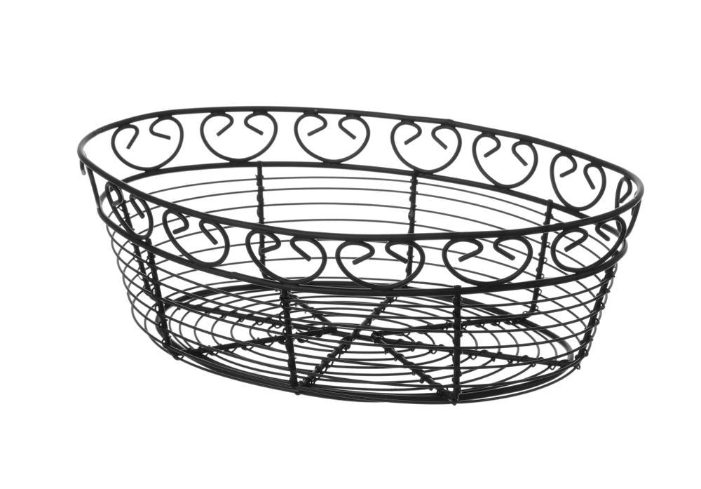 Trådkorg dekoration oval, HENDI, 255x160x(H)80mm