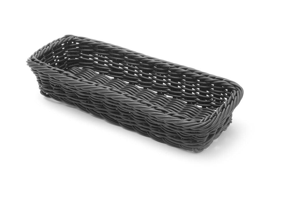 Bestickkorg, HENDI, Svart, 270x100x(H)45mm