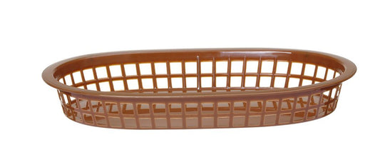 Serveringskorgar i snabbmatsstil, HENDI, bruna, 6 st., 275x175x(H)38mm