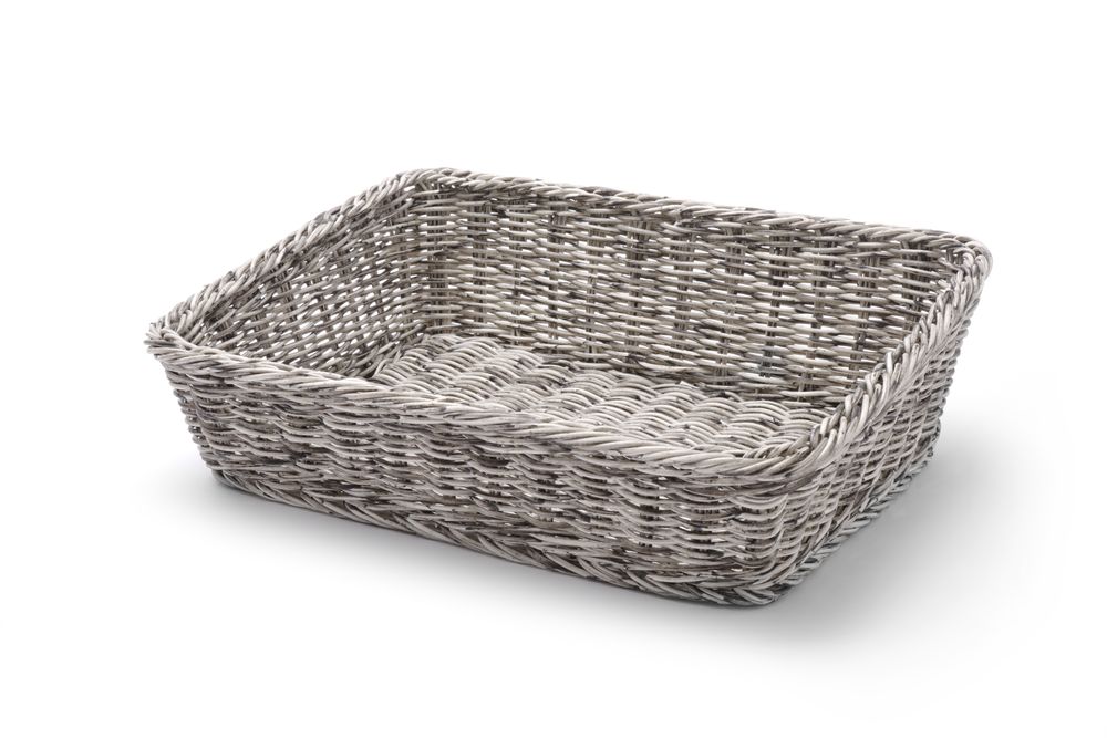 Bagerikorg vinklad, HENDI, ljusgrå, 400x300x(H)120mm
