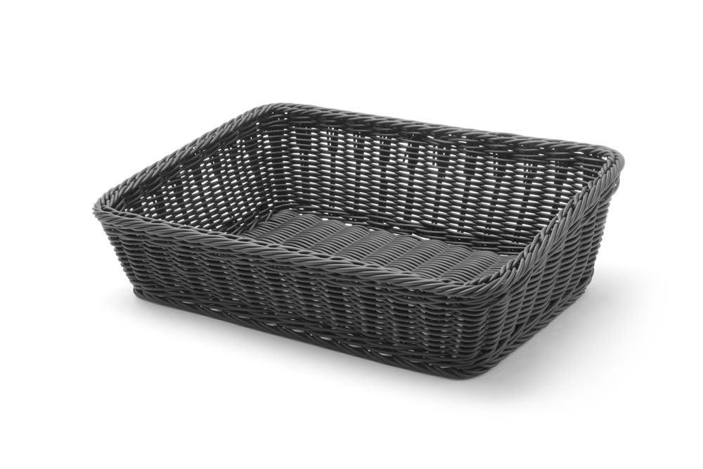 Bagerikorg vinklad, HENDI, Svart, 400x300x(H)120mm
