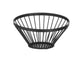 Hendi Fruktkorg vinklad rund svart, ⌀150x(H)80mm