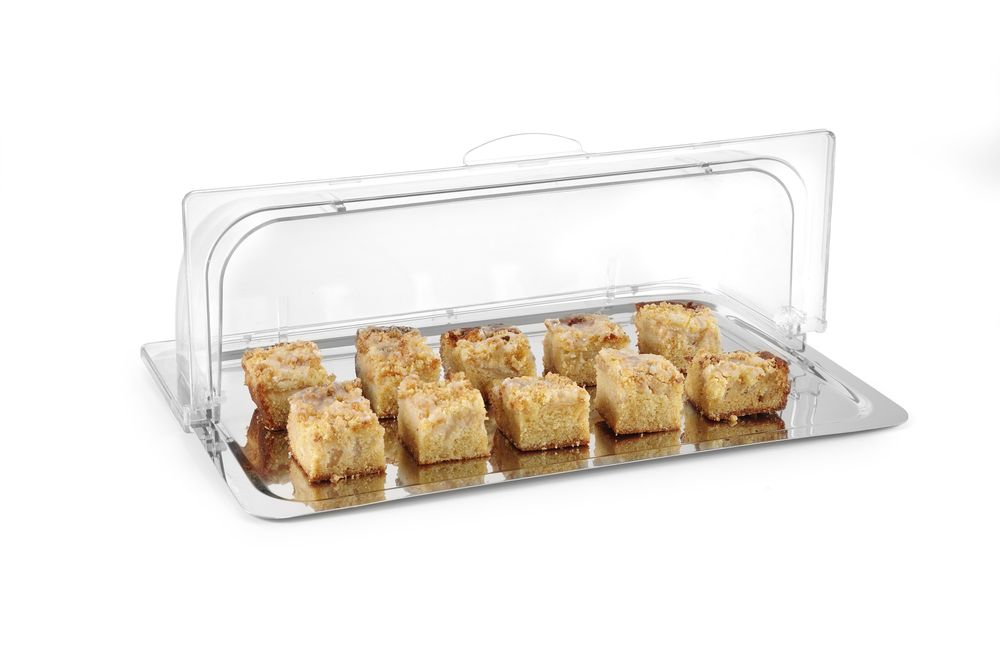 Hendi Rolltop presentationsskydd, 540x330x(H)180mm