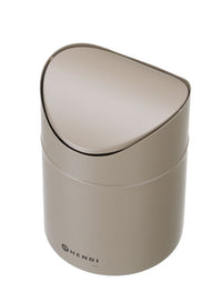 Hendi Beige bordspapperskorg med svängbart lock, 1,2L