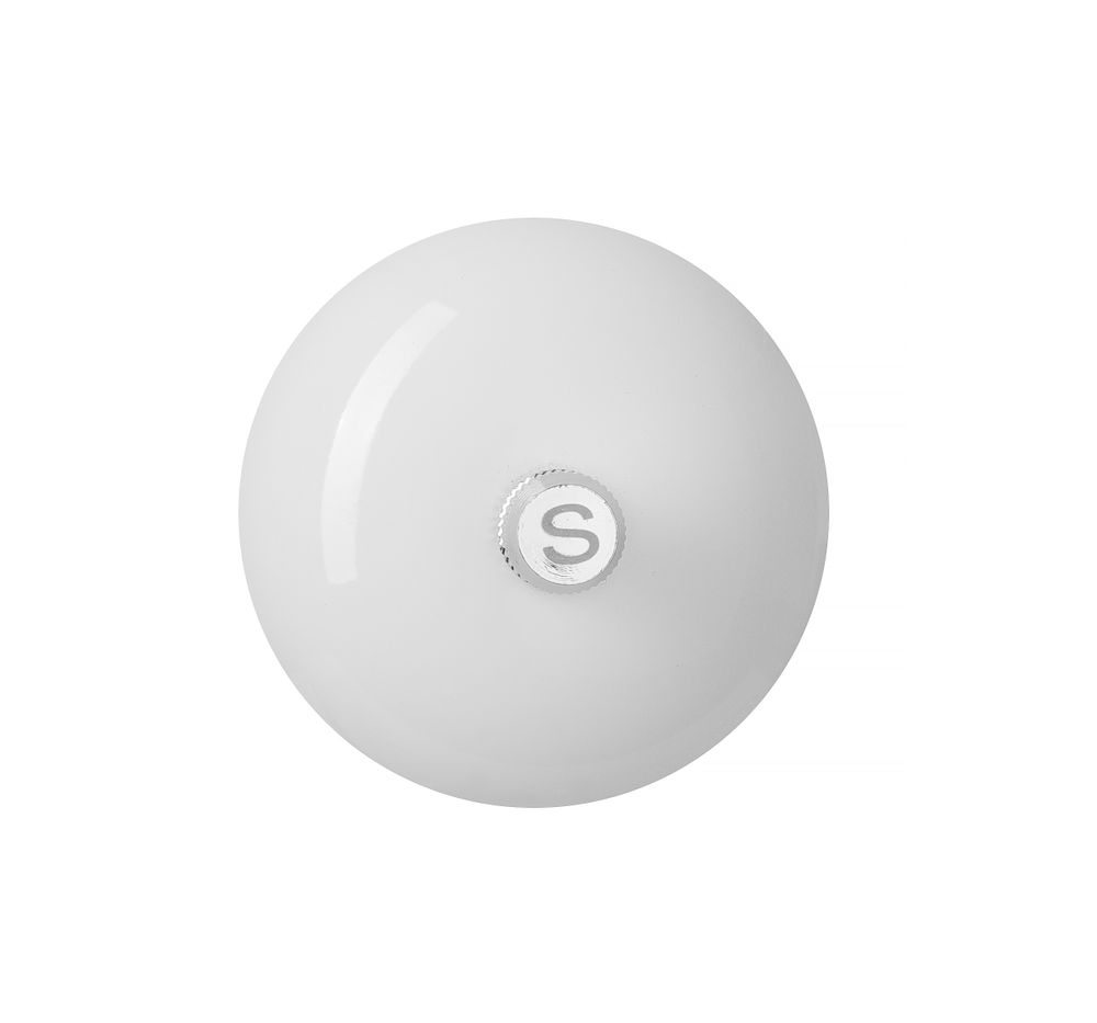 Hendi Saltkvarn i trä, Vit, Ø65x(H)415mm