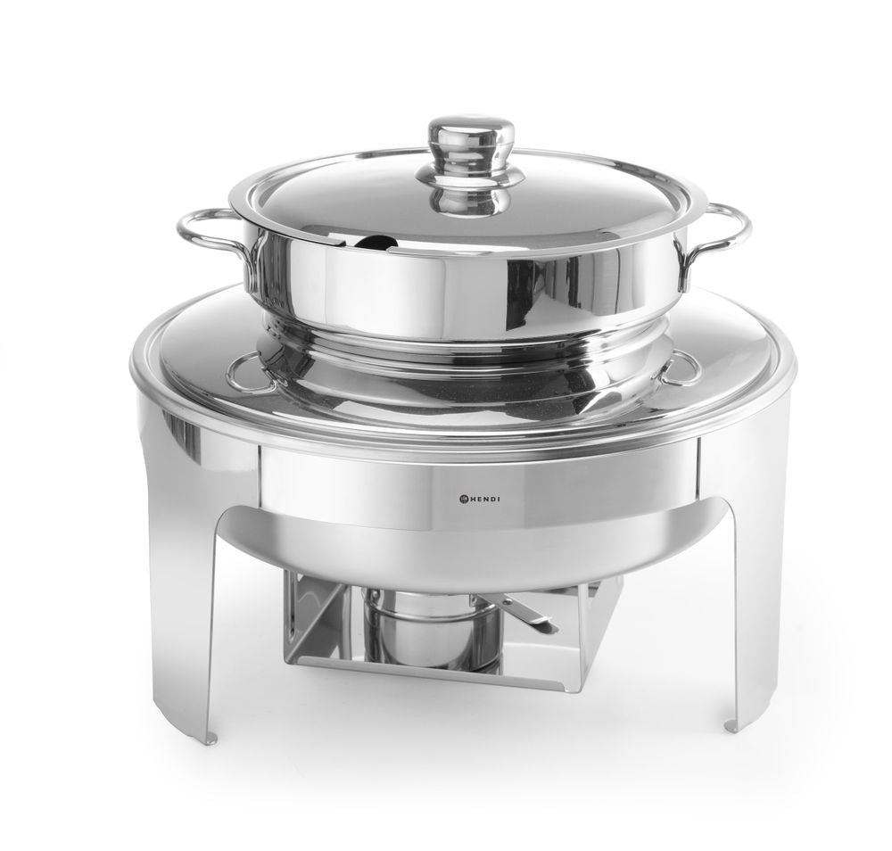 Soppvärmare med spegelfinish, HENDI, Profi Line, 10 l, Ø420 x (H) 380 mm