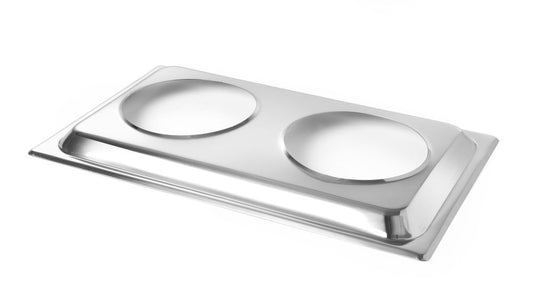 Ombyggnad för 2 vattenbadspannor, HENDI, ombyggnad, GN 1/1, 530x325x(H)30mm