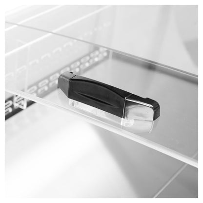 PDC126 VS SL LED - Svart impulskyl - Energieffektiv impulskyl med glaslock
