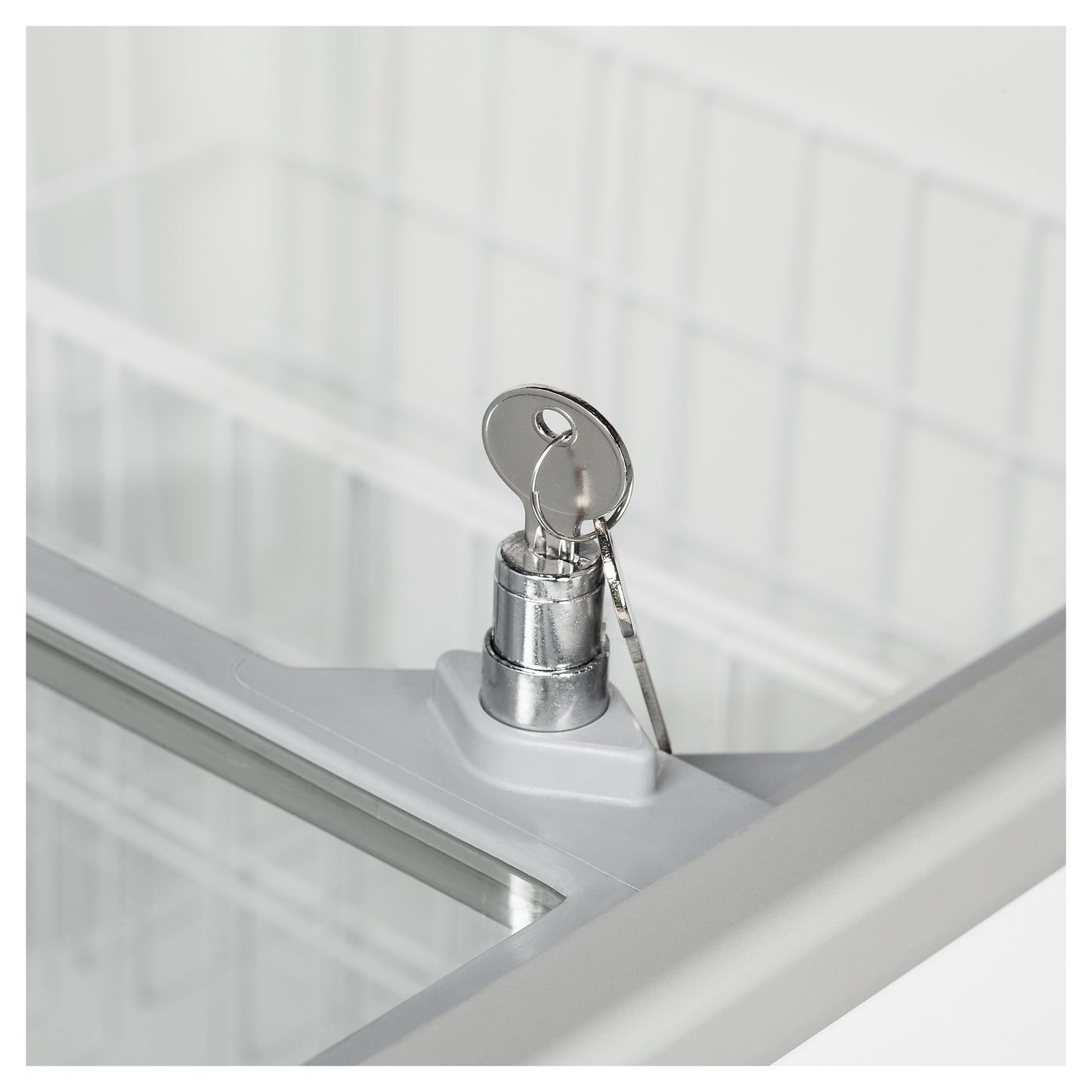 IC551SC - Glassfrys - Frysbox med platta skjutlock i glas