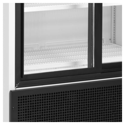 FSC891S - Displaykyl - 2-dörrars displaykyl med skärm