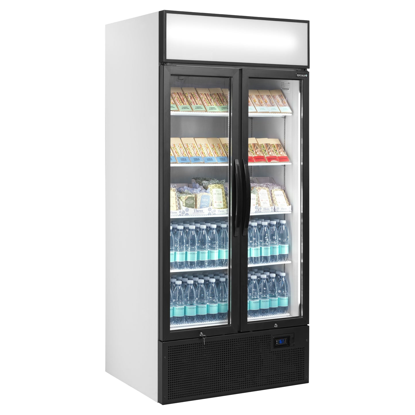 FSC891H - Displaykyl - 2-dörrars displaykyl med skärm